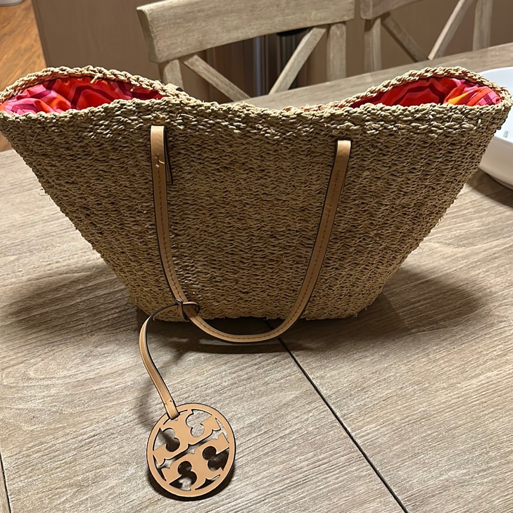 Tory Burch Straw Basket bag NEW no tags